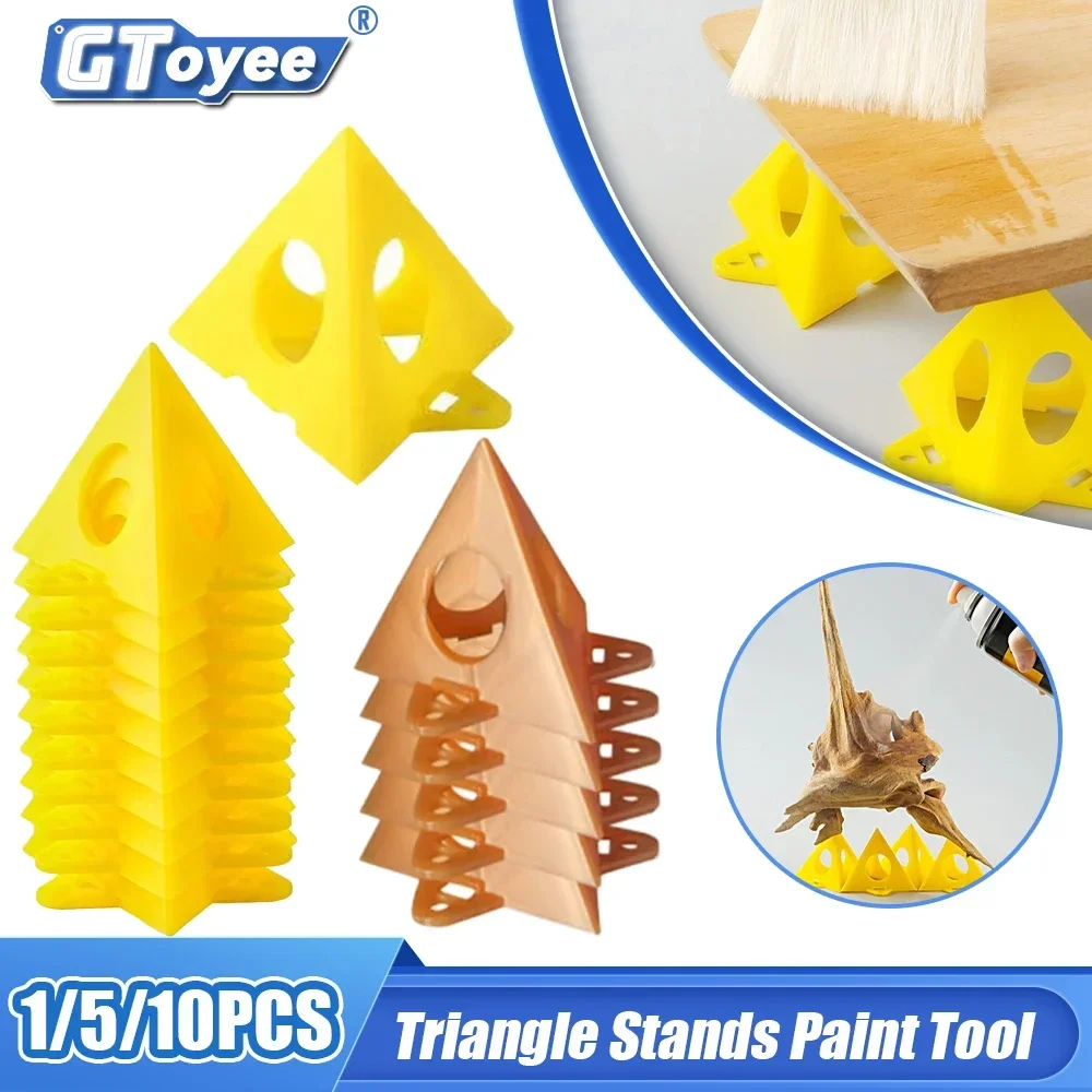 PyramidStandsSetMiniTriangleStandsPaintToolTrianglePaintPadsFeetforWoodworking