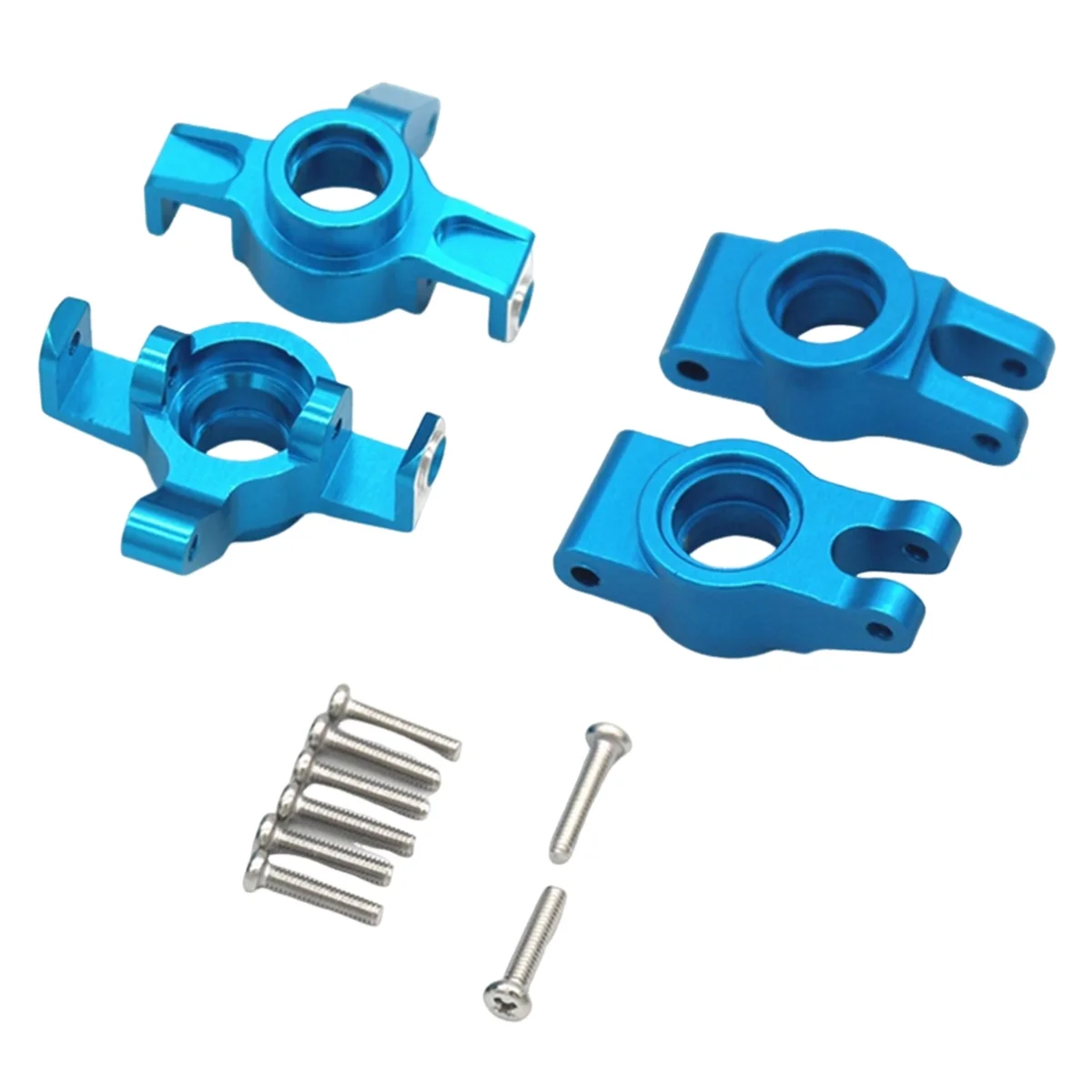 

Рулевой рычаг для MJX 1/14 14301 14302 RC Car, металлические обновленные детали, рулевая втулка голубого цвета