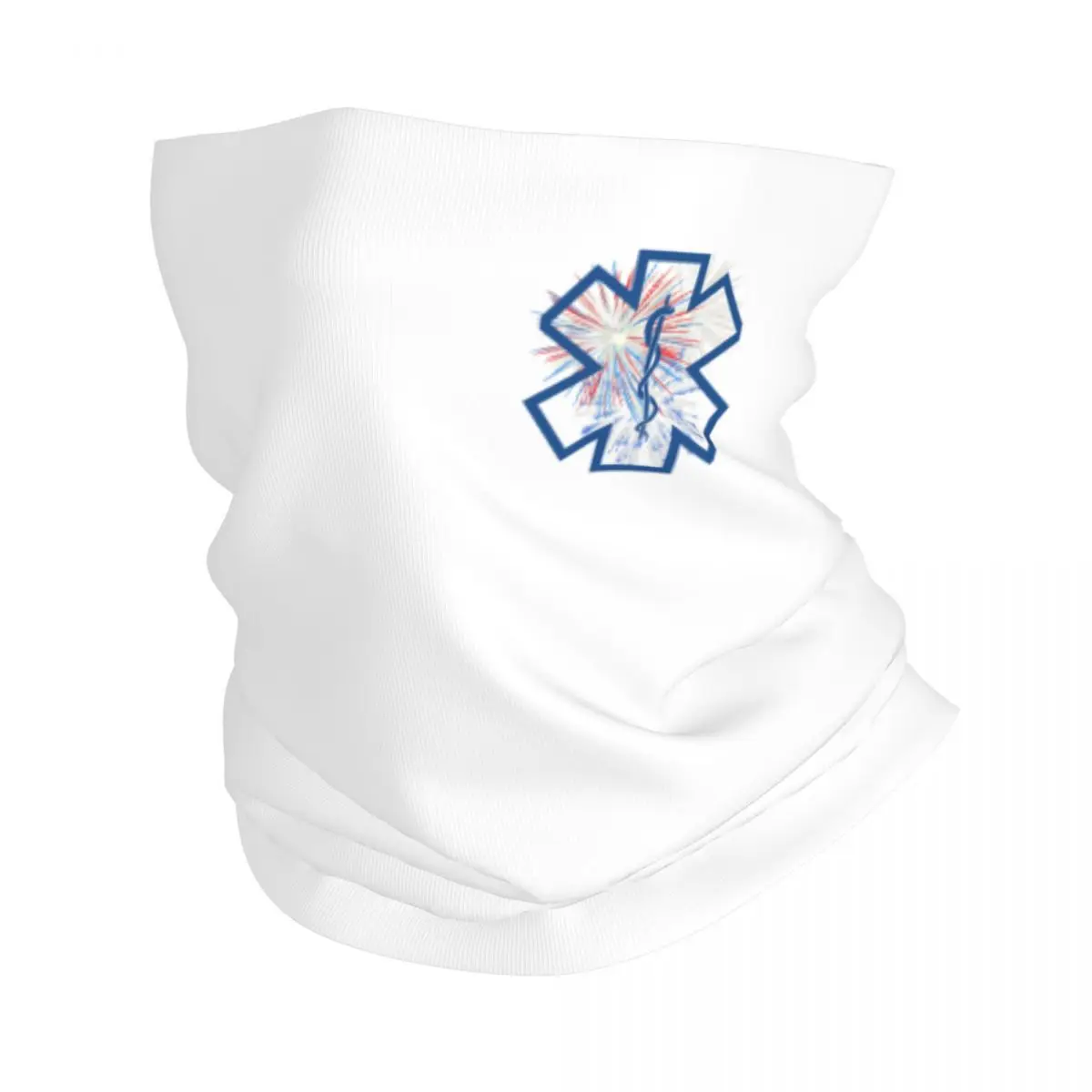

Paramedic Medicals Emergency Bandana Neck Gaiter Printed EMT Star Of Life Mask Scarf Multifunctional Balaclava Cycling Unisex