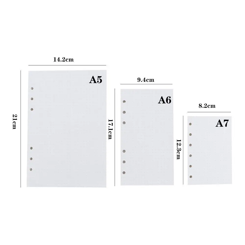 Produktbild von FYY 3 Packungen A5 Papier,A5 Refill Paper 135 Blätter (270 Seiten) Für 6 Ring Binder Notizbuch,Nachfülleinlagen Für Filofax,Notizen,Tagbuch,Skizze,DIY,Journal,Malerei (Kraftpapier
