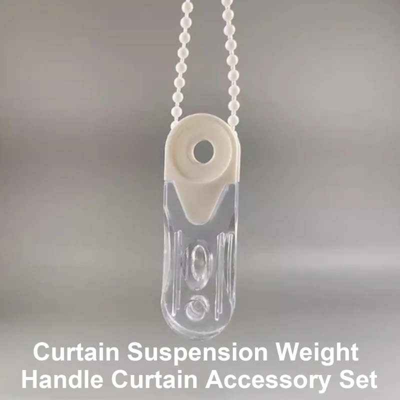 Transparents Chain Cord Weight Tension Device Vertical Blinds and Roller Shade Handle 8Pcs