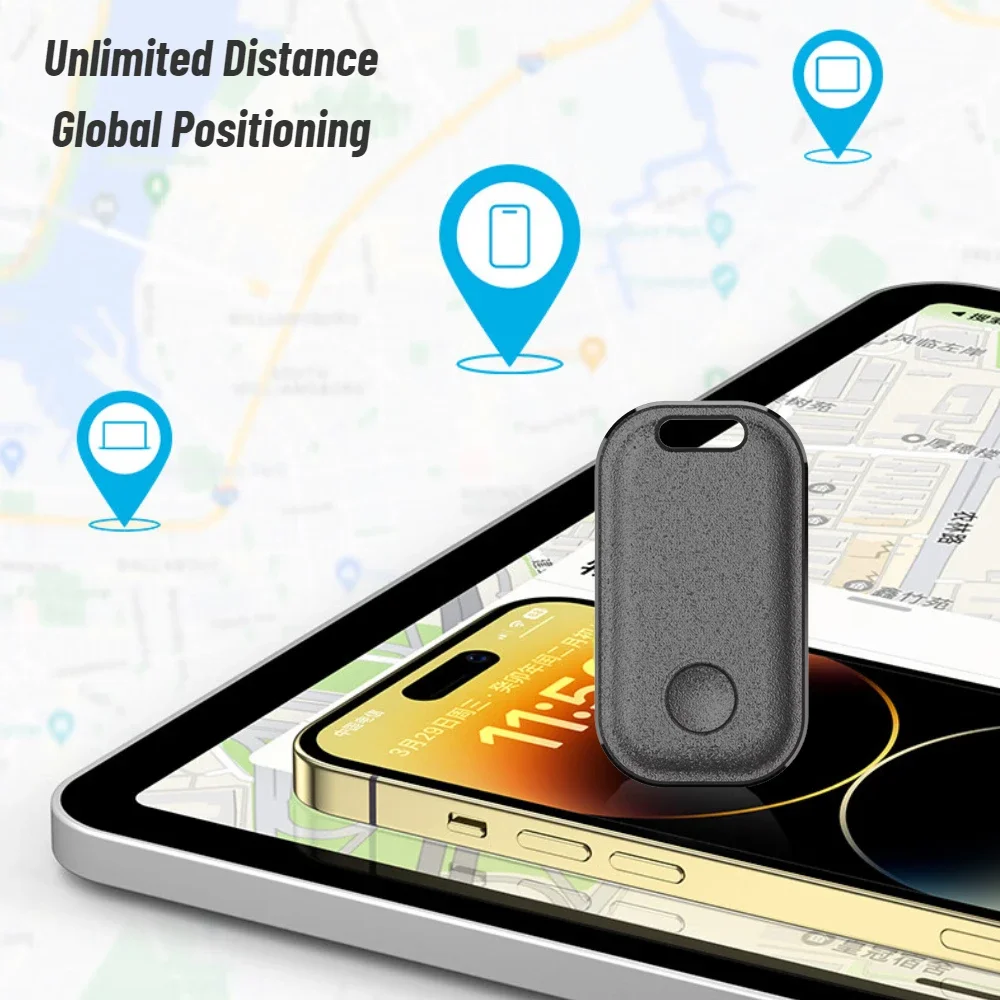 AIYATO Bluetooth Key Finder work Apple Find My Global Network Smart AirTag Tracker IOS System Item Locator Bags