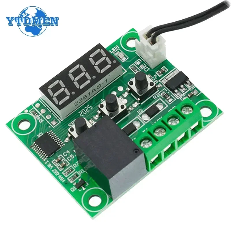 W1209 DC 12V Heat Cool Temp Thermostat Temperature Control Switch Temperature Controller Thermometer Thermo Controller Module