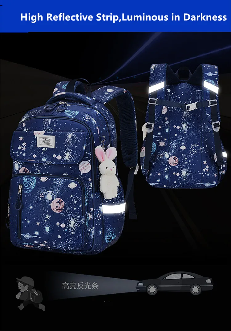 Kawaii School Backpack for Girls Elementary School bag for students Children Gift Pink Purple Bookbag primary girls schoolbag 5