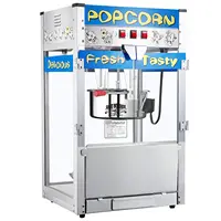 Heaven Popcorn Machine - 12oz Stainless-Steel Kettle, Reject Kernel Tray, Warming Light, and Accessories (Blue) 2