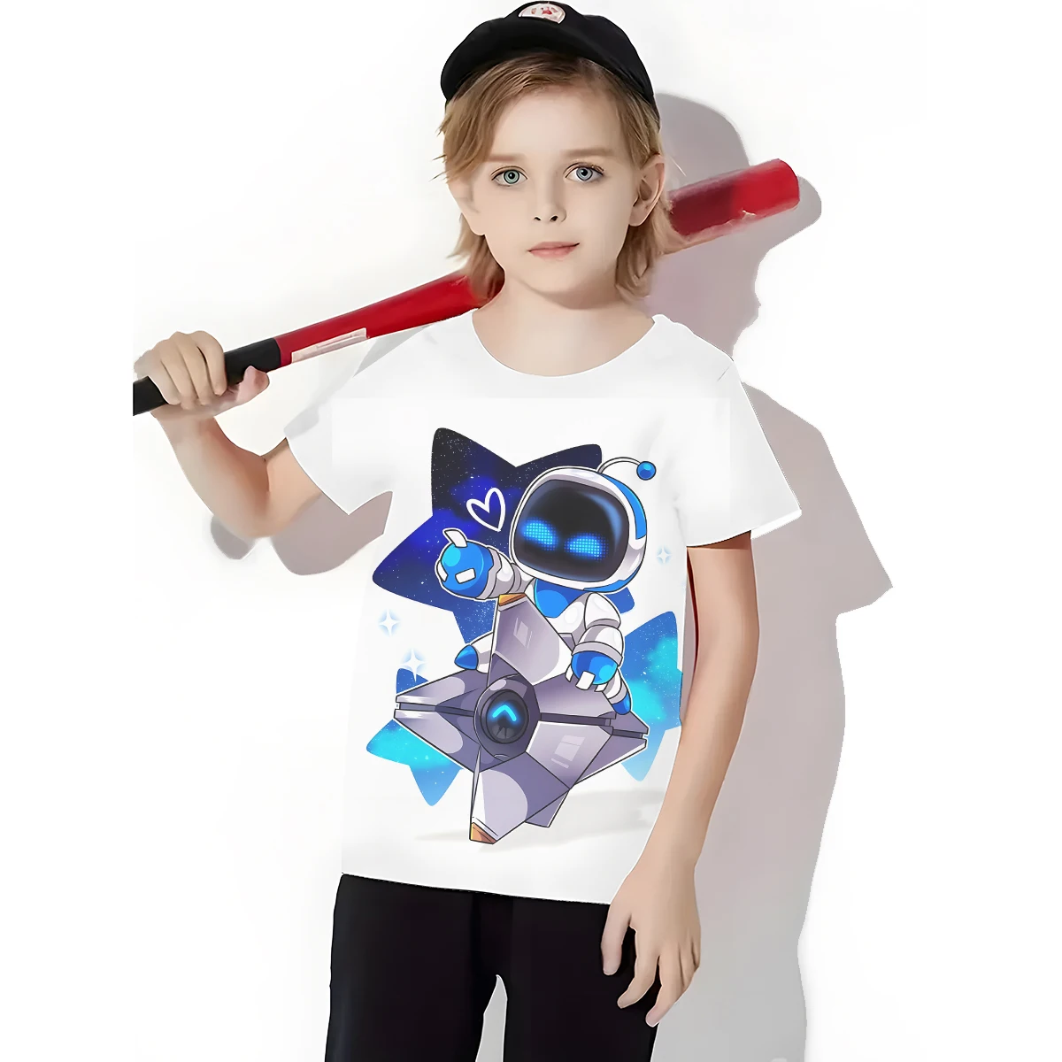 Game Astros Bots 3D Print Baby Clothing 5 to 14 Years Male Outdoor Clothes for Children Boy Girl Child T-Shirt Top Shirts 4