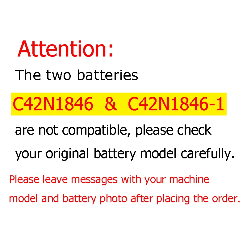 Genuine 15.4v 71wh 62wh C42n1846 C42n18461 para Zenbook Bateria Pro Ux581 Ux581gv Ux581gv-bp9901u Ux581gv-xb94t Ux581gv-h2003t - Imagem 2