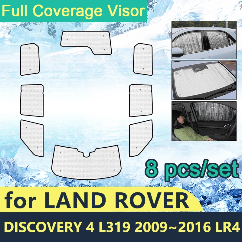 

Автомобильный солнцезащитный козырек для Land Rover Discovery 4 2010-2016, автомобильное переднее лобовое стекло, полноэкранное стекло, солнцезащитное искусственное стекло, автомобильные аксессуары