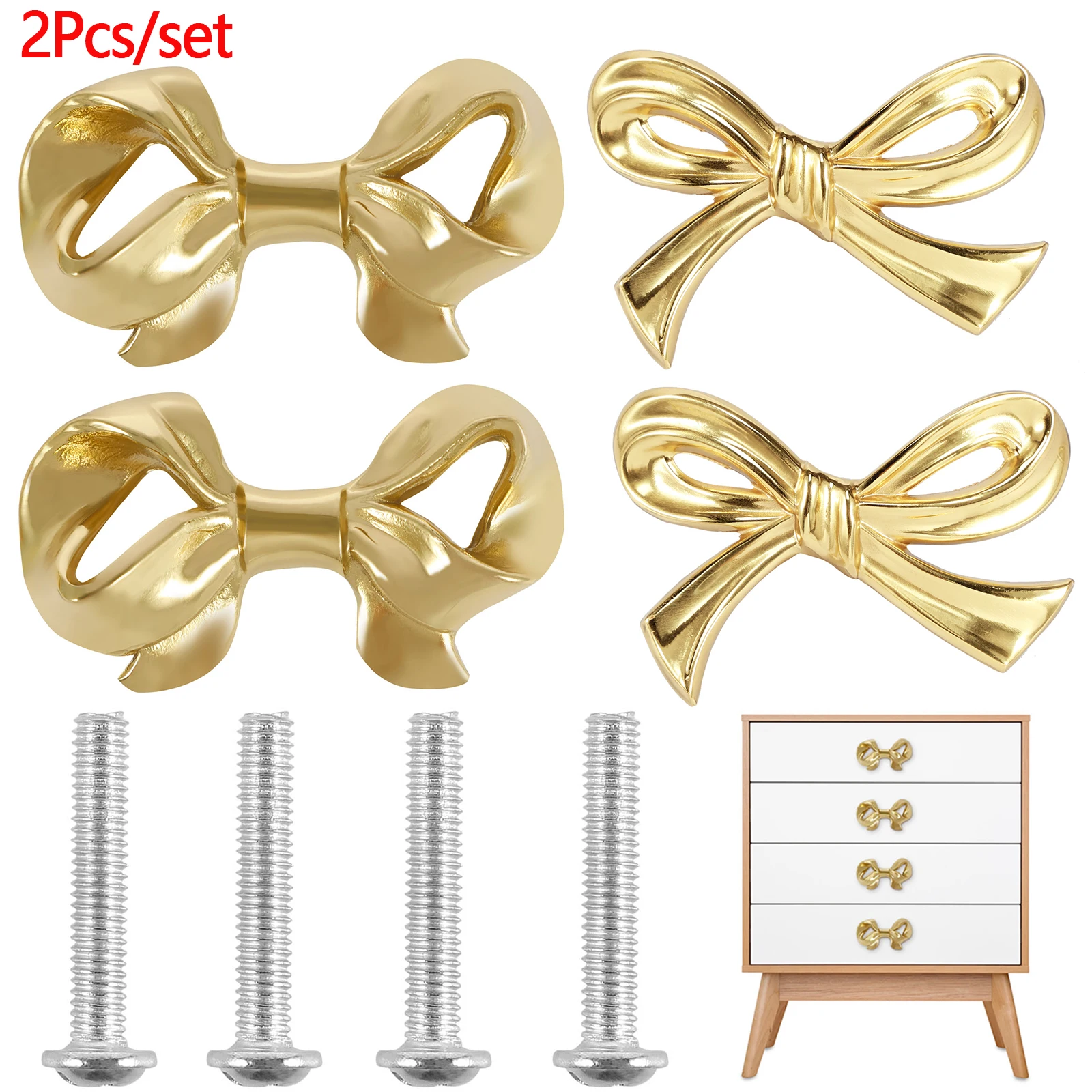 Upgrade Your Home with Elegant Gold Bow Door Knobs: A Detailed Review &  Practical Guide