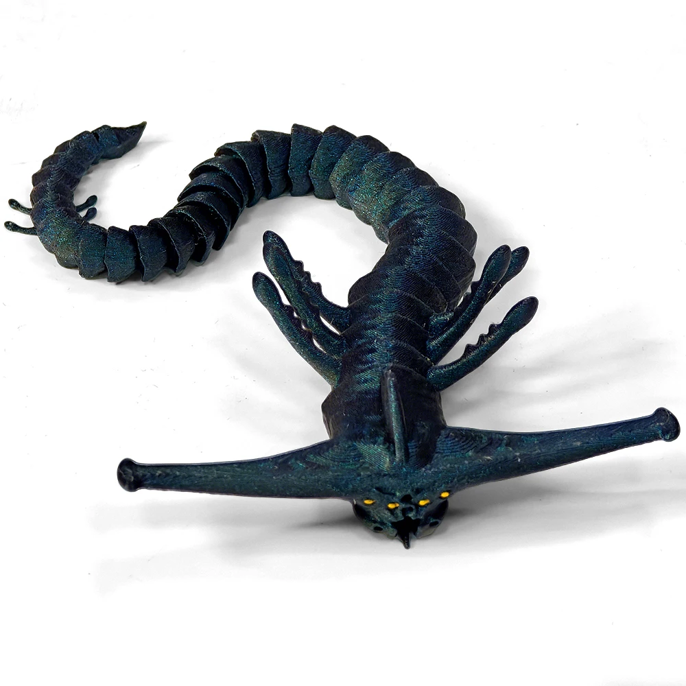 Deep Sea Monster Articulated Fidget Toy – Collectible Stress Relief Desk Creature