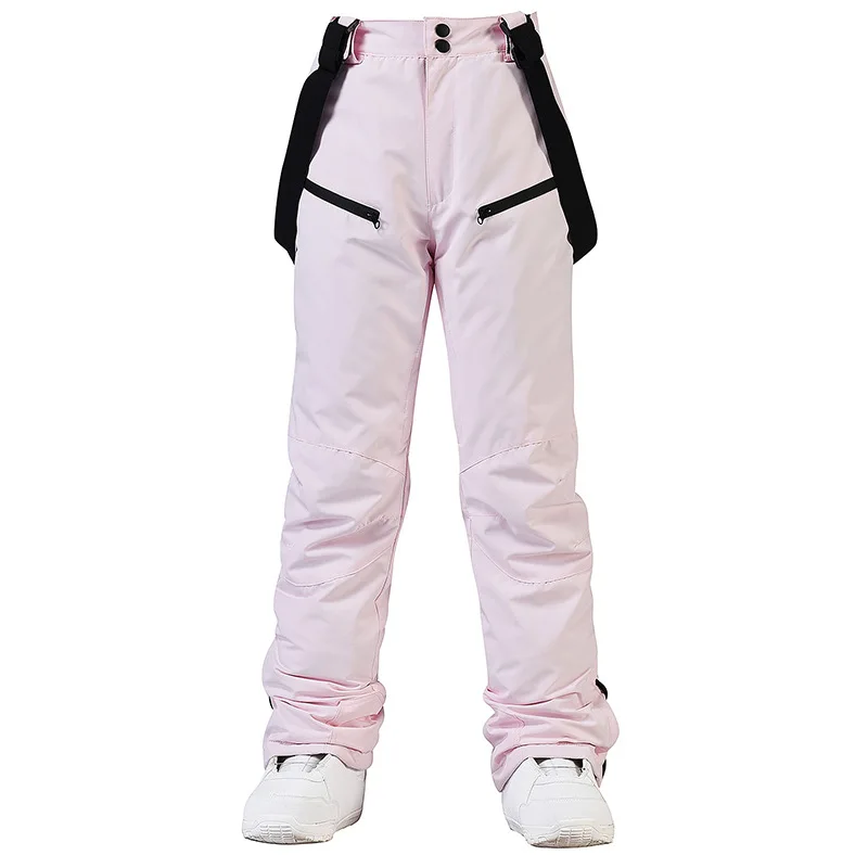 Ski Pants Men's and Women's Braces New Style Ski Pants Winter Windproof Waterproof Warm and Thickened Snowboard Double Ski Pants