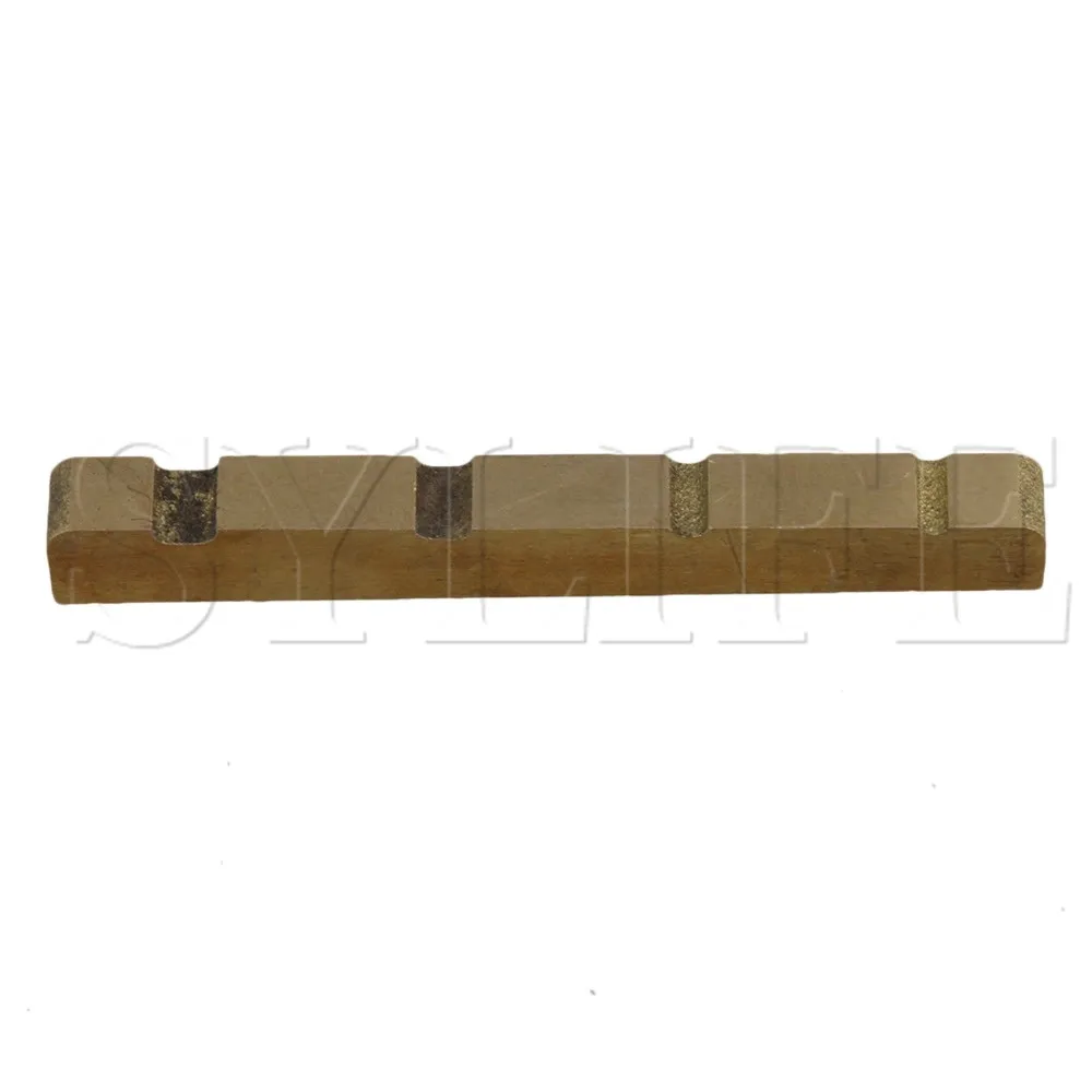 

38mm 4-String Bridge Nut for Violin Guitar Brass Parts Replacement
