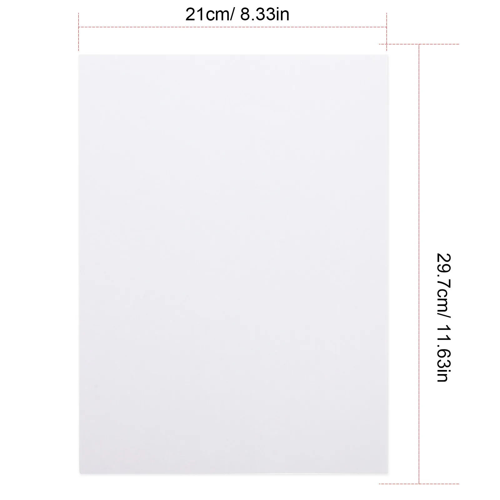 50매 인쇄 가능한 접착 라벨 용지 잉크젯 레이저 프린터용 무광택 스티커 용지 주소 라벨 코딩 정리용 가정용