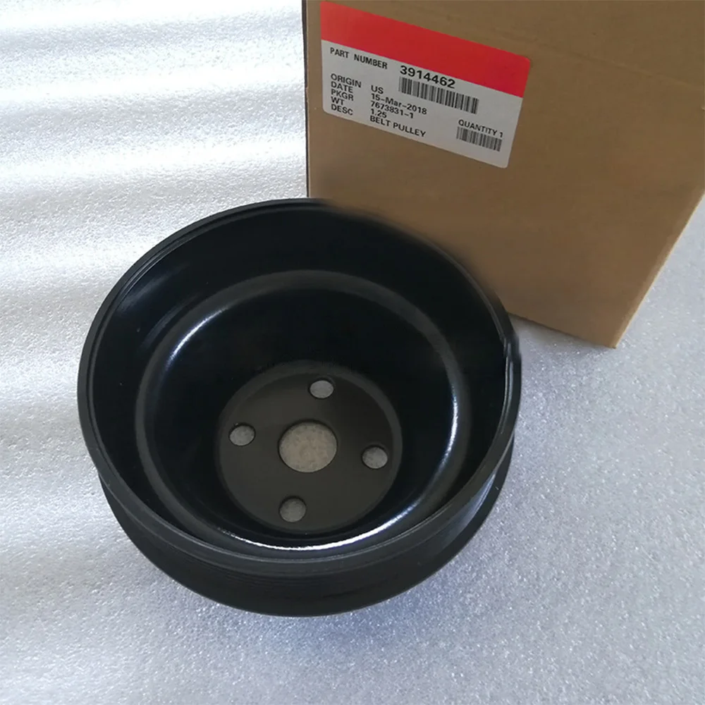 

3914462 Fan Belt Pulley For Cummins 4B 6B 4BT 6CT 6BT 6C 8.9L QSB Engine 3908447