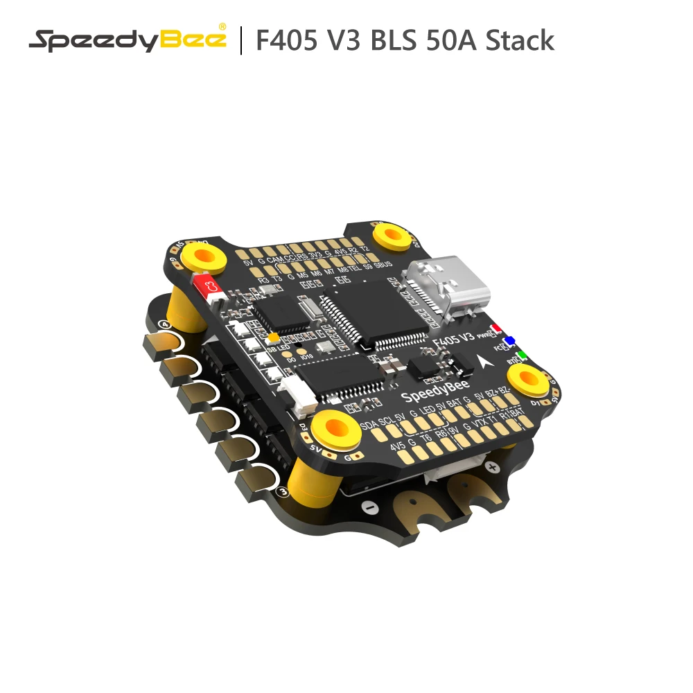 Speedybee f405 v3 stack bls 50a 30x30 fc esc inav betaflight blackbox jpg