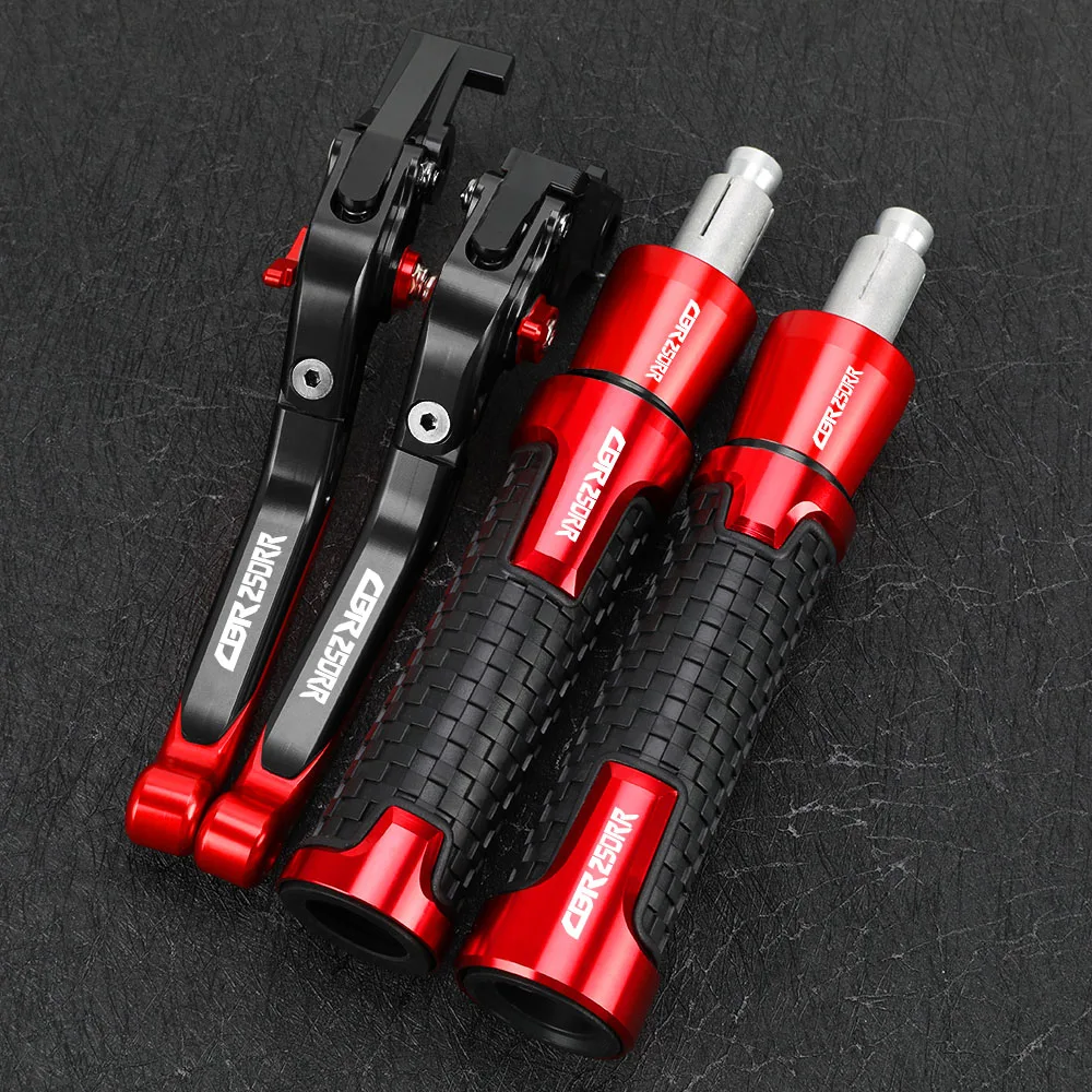 

Motorcycle Extendable Brake Clutch Levers Handlebar Handle Grips Ends For Honda CBR250RR CBR 250RR 2011-2023 Slider Accessories