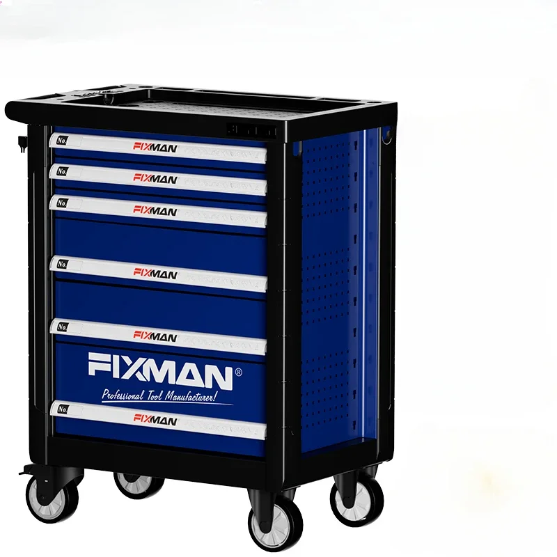 Complete Professional Tool Cabinet Workshop Screws Trolley Large Wheeled Storage Tool Cabinet Organizer Tool Arrangement 4
