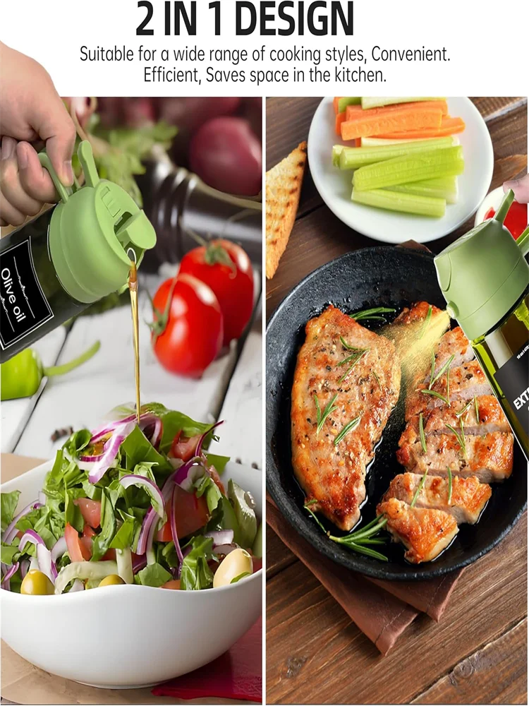 Kitchen oil bottle for cooking and baking