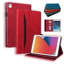 

Tablet Case for iPad Air 4 2020 9th 8th 7th 6th Flip Cards Cover Luxury Leather Wallet 9.7'' 10.2'' Fundas For iPad Mini 5 4 3 2