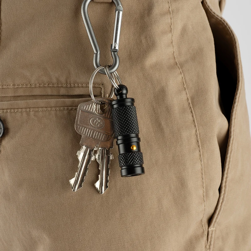 Keychain Flashlight Smallest Super Mini Small Tiny Key Ring Light Torch for  EDC Emergency Dog Walking Sleeping Reading Gift