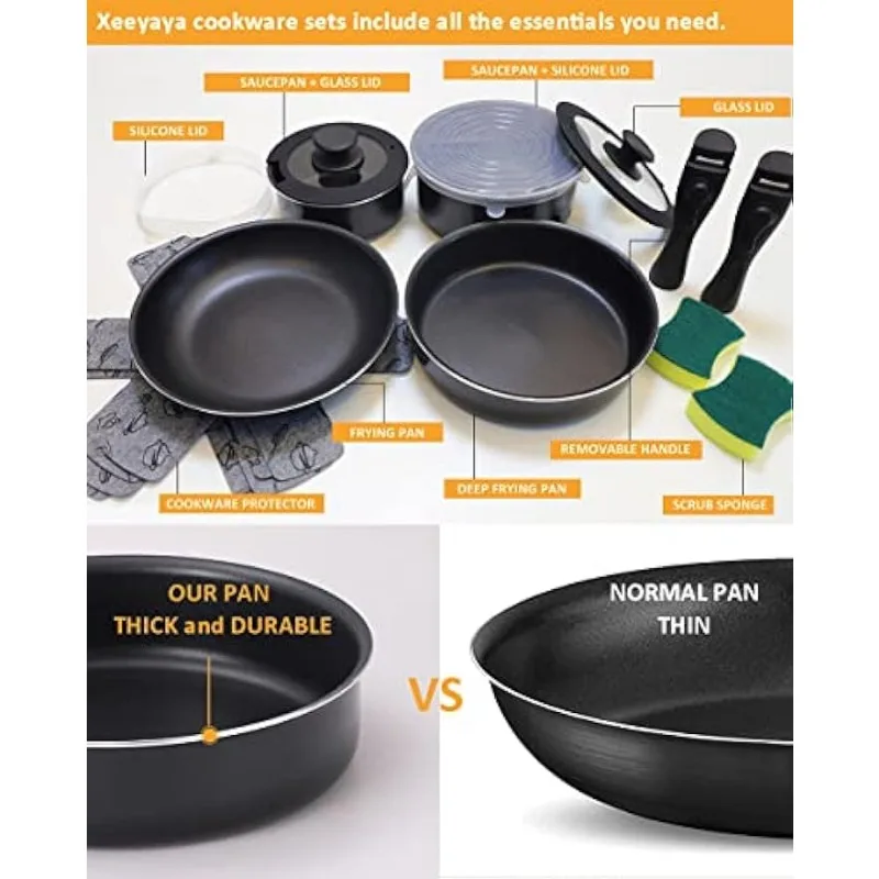 Removable Handle Cookware 