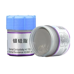 Premium Silver Thermal Compound Paste - High - Durability Heat Sink Grease for Enhanced Cooling Performance (1 pack 25g new)