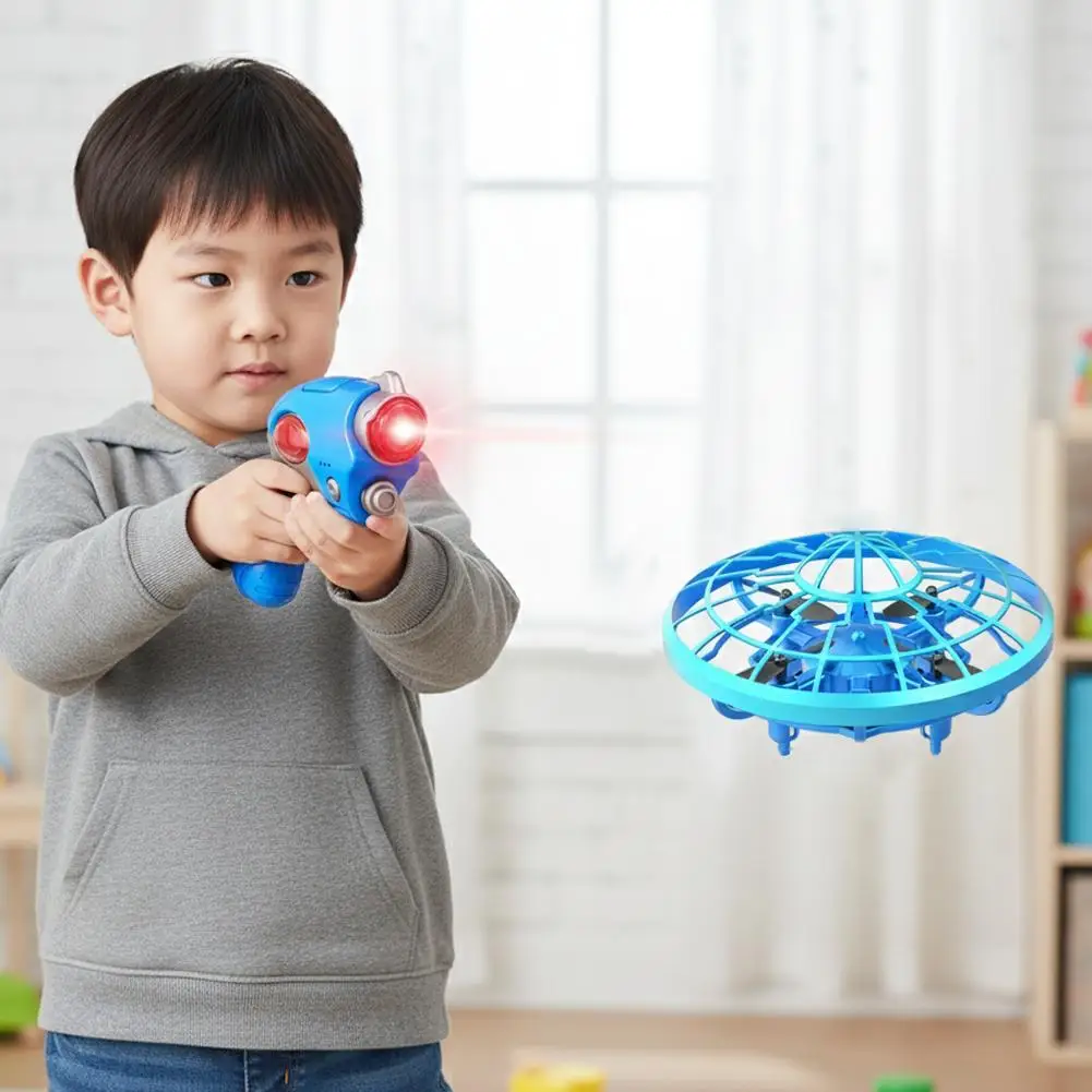 RC 쿼드콥터 UFO 볼 항공기 손동작 감지 접시 비행 유도 호버 지능형 UFO 항공기 R1G7