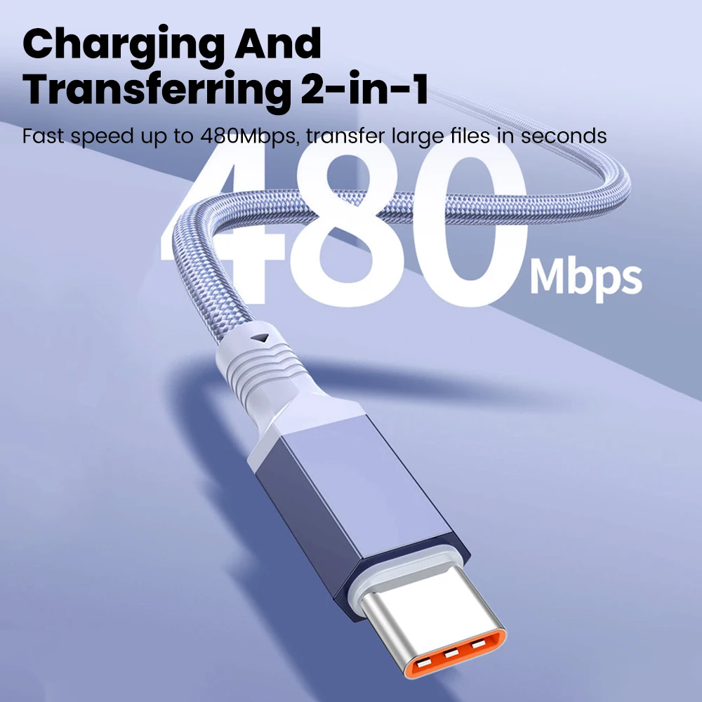 รูปสินค้า สายชาร์จ USB-C 2 เส้น ชาร์จเร็ว 10-20 ซม.