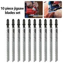 

10Pcs T301CD HCS Reciprocating Saw Blade Jigsaw Blades 4.56in For Sheet Panel Metal Wood Plastic Cutting Woodworking Tool