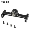 Aluminum Alloy 1/10 Transfer Case 70mm Width 5mm D-Shaped Shaft Metal For Axial Scx10 Upgrade Parts Rc Crawler Car Accessories 2