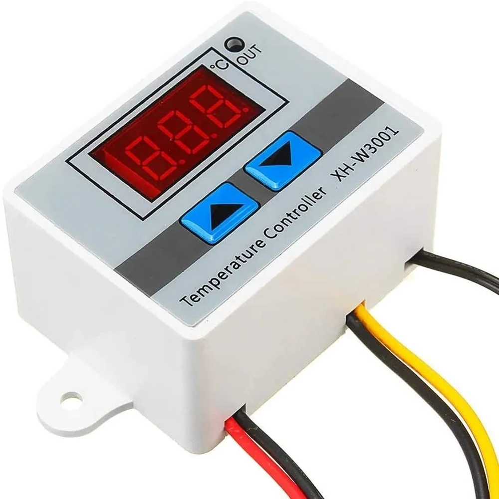 W3001 digital LED temperature controller thermostat switch probe  thermometer thermostat sensor 12V/24V/110V/220V