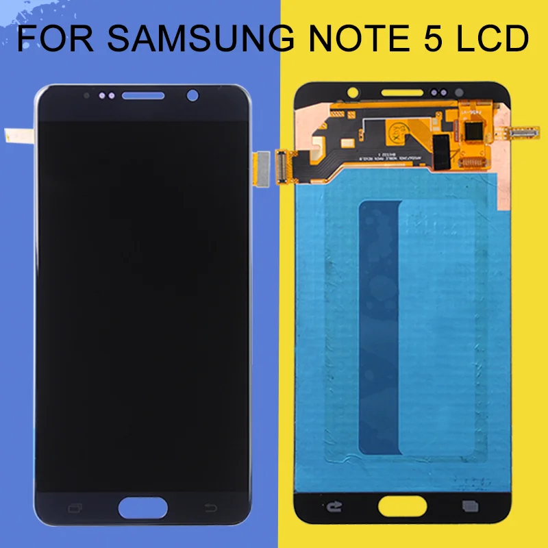 Для Samsung Galaxy N920 ЖК-дисплей Note 5 дисплей сенсорный экран дигитайзер N920T N920A N920I N920G в