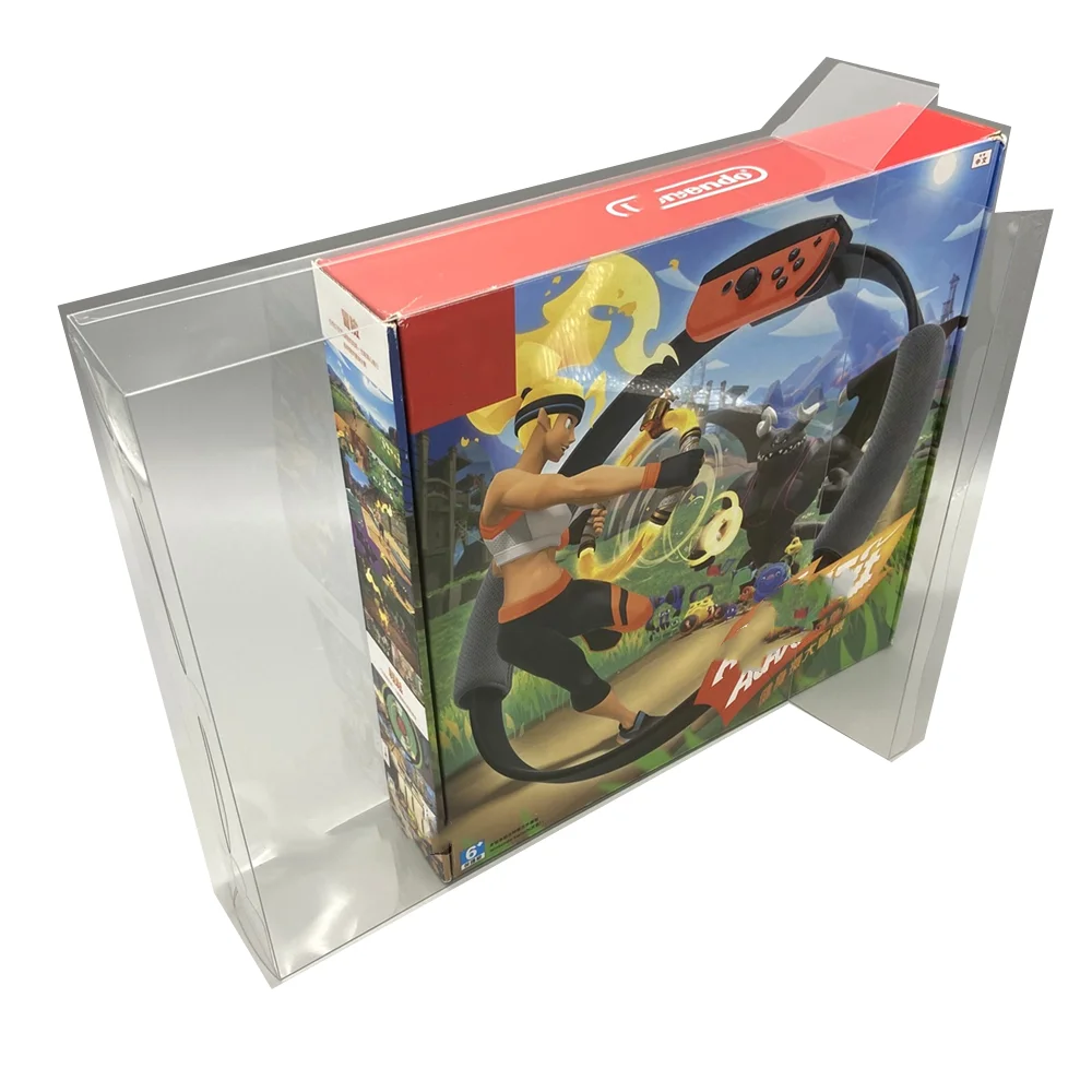 Espositore Da Collezione Per Ring Fit Adventure/Nintendo Switch/Ns Game Storage Scatole Trasparenti Tep Shell Clear Collect Case