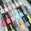 JR 6pcs 15ml gel nail polish set Including Red Pink Nude Gel Polish Kit UV LED Soak Off Polish Home DIY top coat base coat gifts 3