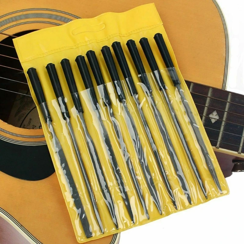 10pcs-Professional-Guitar-Frets-Needle-File-Set-Polished-File-Rasp ...