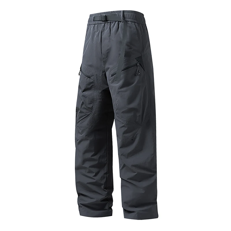 Casual Pants Winter Graphene Down Pants Men Large Pockets