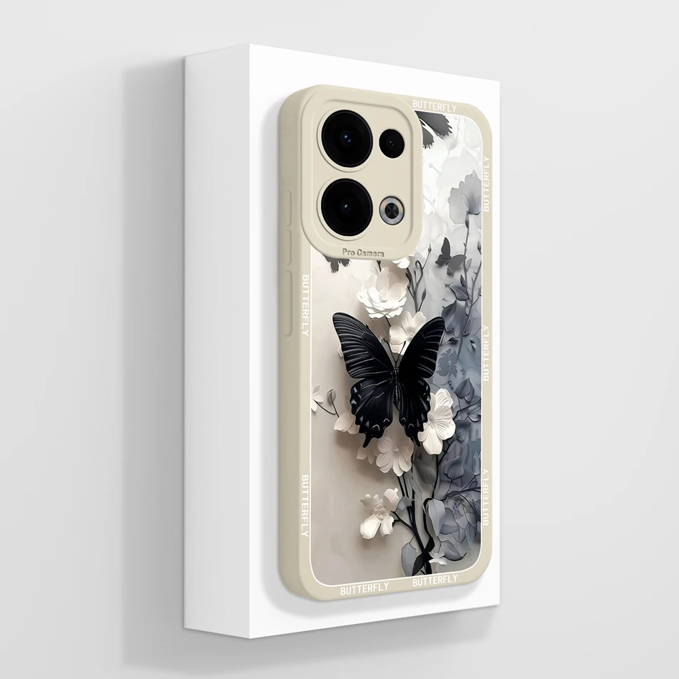 Cute Cat Panda Soft Liquid Silicone Phone Case - Full Coverage Anti-Drop Back Cover