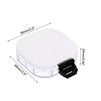 1pc 16 Wells Transparent Paint Storage Box, Airtight Paints Moisturizing Container Folding Saving Painting Palette 2