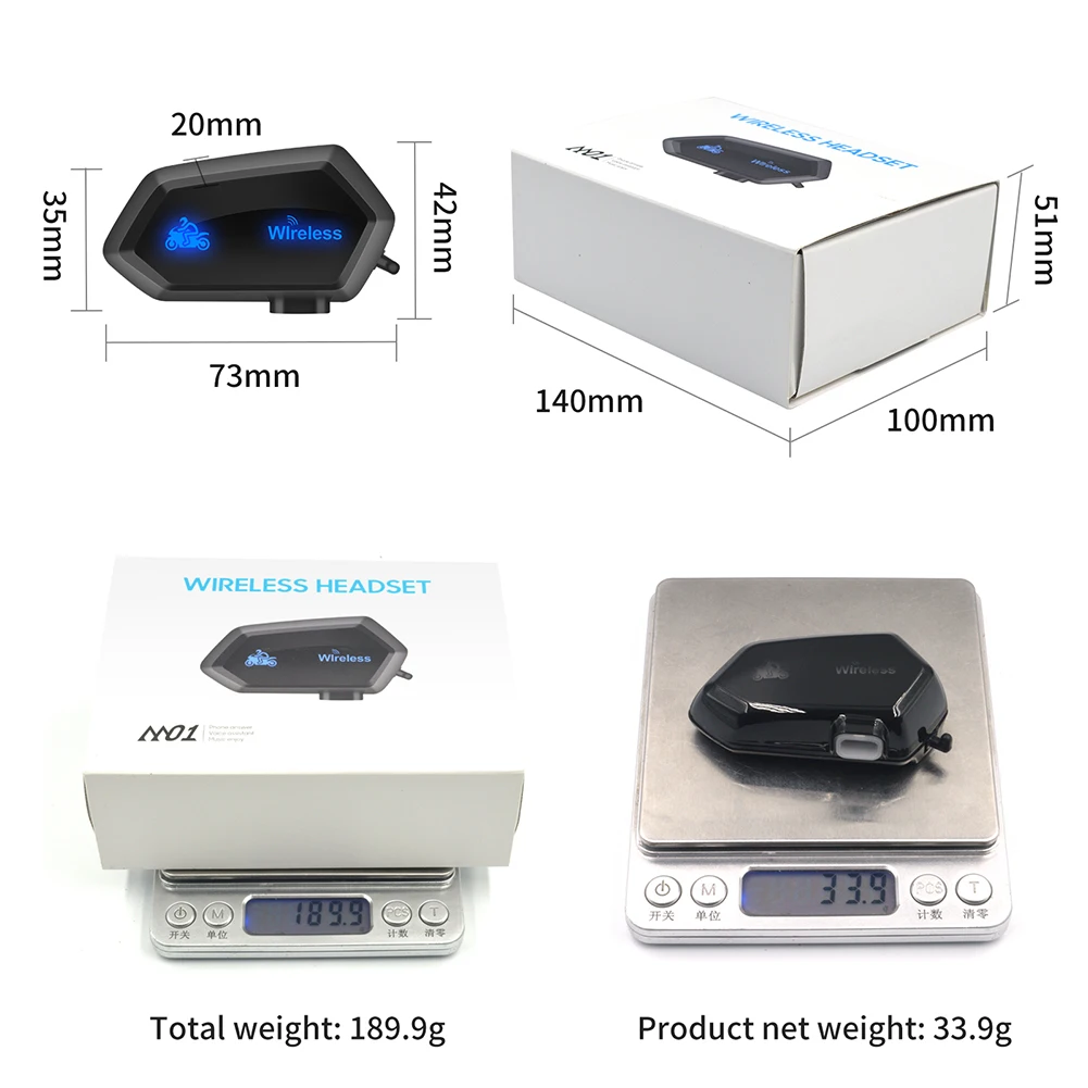 시리 액세서리용 오토바이 무선 이어폰, 블루투스 호환 헬멧 헤드셋, 핸즈프리 전화