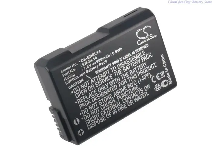 900Mah/1030Mah Batteria/Caricabatterie En-El14 Per Nikon Coolpix P7000,P7100,P7700,D3100,D3200,D5100,P7800,D3300,D5200