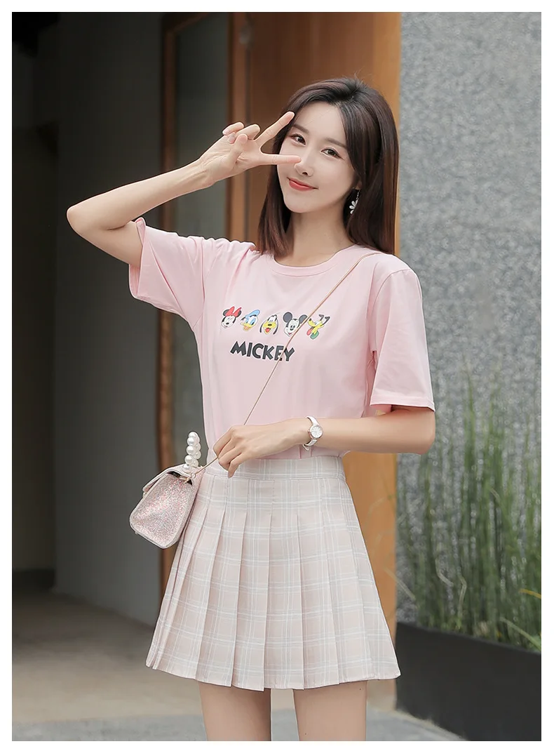 Pink Plaid Pleated Skirt Summer Winter Black Mini Skirts Women Micro Skirt White Skirt Kawaii Harajuku Y2k Skirt High Waist Goth wrap skirt