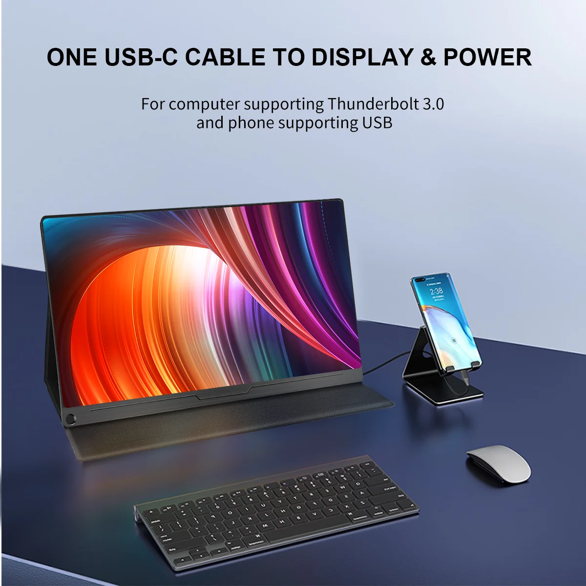 Unew ޴ , 15.6 ġ 1080P ÷, ׳ƽ  ̽, HDMI CŸ VESA, Ʈ PC, , ȭ ũ