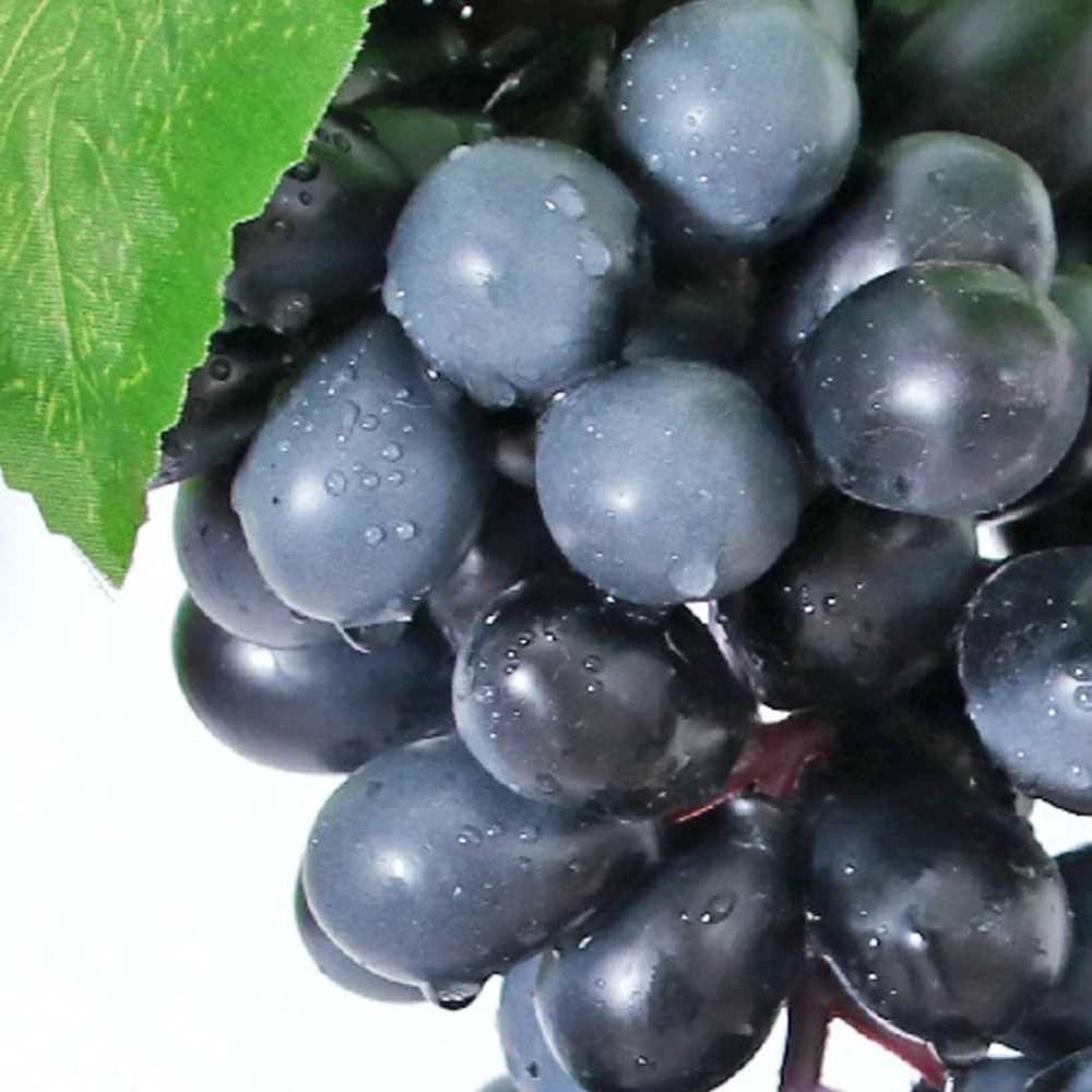 Artificial Fruit Grape Simulated Grape Bunches Lifelike Fake Fruits Plastic Fake Fruit Decorations For Wedding Party Supplies