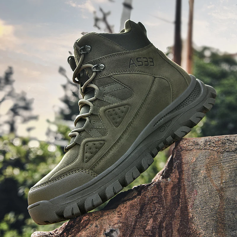 

Military boots Men's outdoor hiking boots Waterproof anti slip jungle tactical combat boots Tactical training boots Desert boots