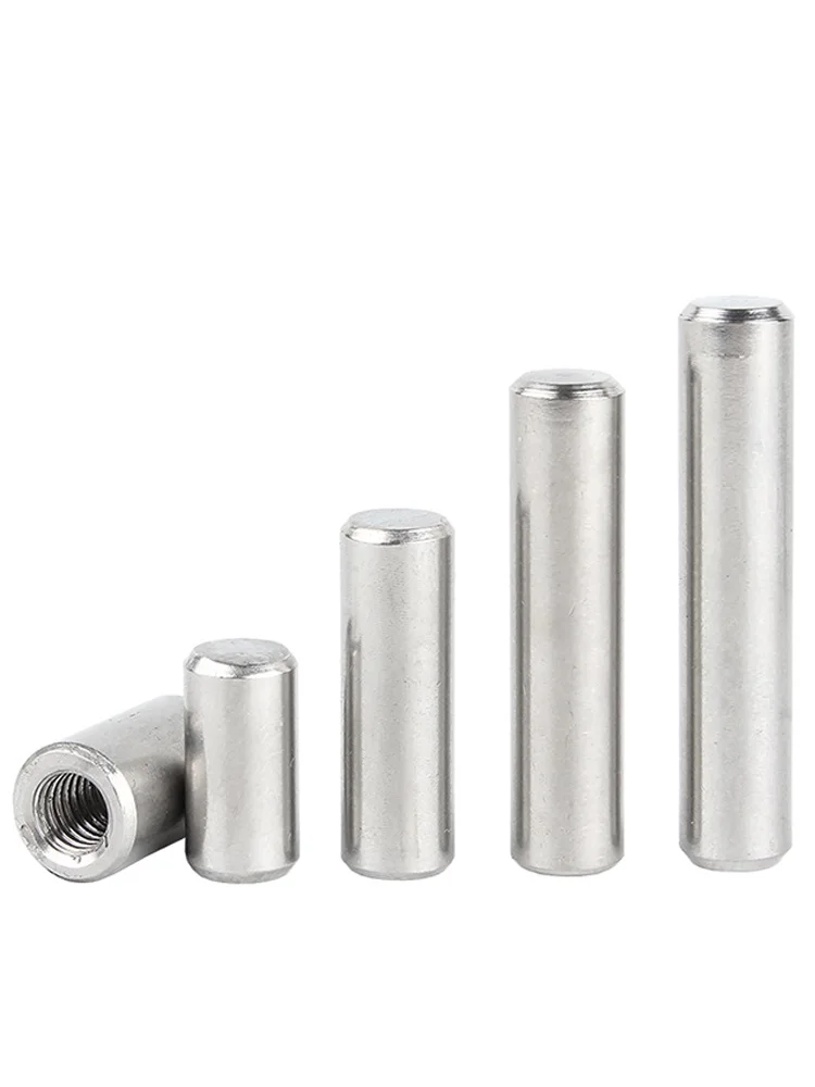 M3 M4 M5 M6 304 Stainless Steel Internal Thread Cylindrical Pin GB120 Inner Tooth Positioning Pin Single Hole Locating Dowel,cylindrical locating dowel pin