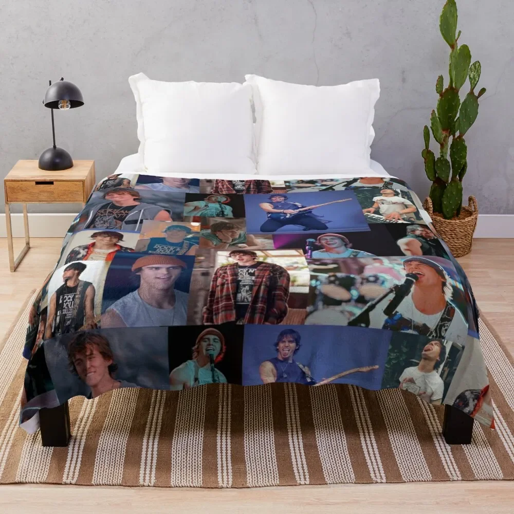 

Charlie Gillespie Luke collage Throw Blanket For Baby Moving Heavy Blankets