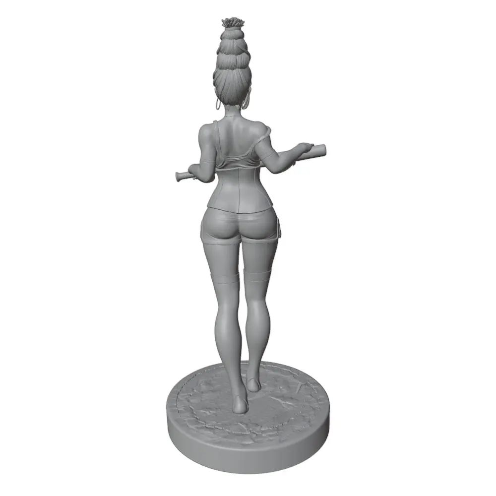 1/24 Resin Figure - Artistic Anime Character Unassembled & Unpainted Statue