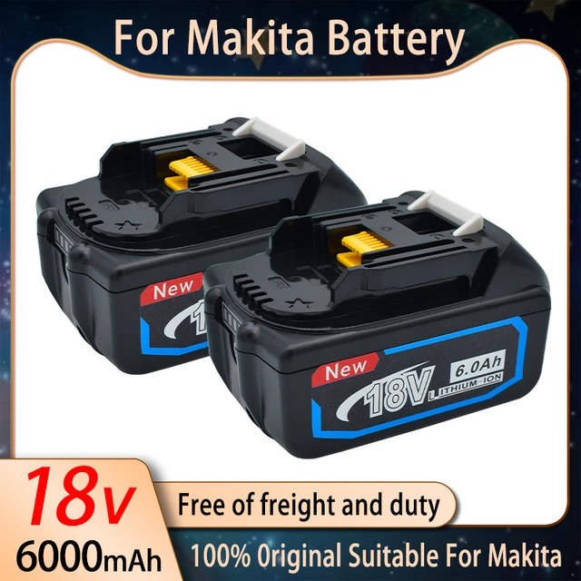 Makita Original Lithium ion Rechargeable Battery 18V 6000mAh 18v drill  Replacement Batteries BL1860 BL1830 BL1850 BL1860B - AliExpress