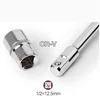 1pc 8MM 9MM 10MM 11 12 13 14 15 16 17 18 19 20 21 22 23 24 hexagon 1/2 short socket Wrench Head Sleeve Chrome vanadium alloy 3