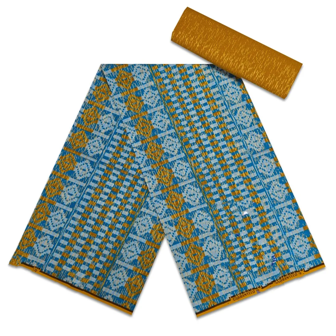 Ankara African Fabric golden Wax Fabric Nigeria Ghana Style Tissu Sewing Dress Craft DIY 100% Cotton 4+2yards African Wax Fabric